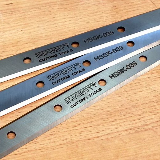 Carbide Tipped Planer Knives for DeWalt DW734 | Infinity Tools