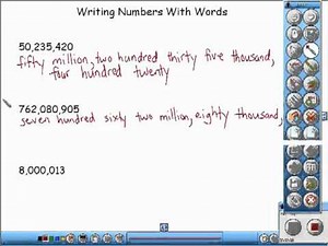 Writing Numbers with Words