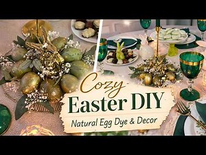 How to Dye Easter Eggs Naturally with Turmeric & Hibiscus Tea 🌿 Easy DIY