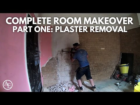 COMPLETE ROOM MAKEOVER PLASTER REMOVAL