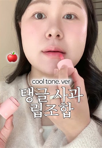 사과 같은 탱글립조합🍎 1. @하트퍼센트 2. @에이오유