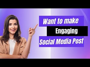"How to Make Engaging Social Media Post | QuickAds Tutorial