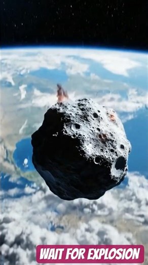 When Asteroid Hits Earth? ☄️💥Massive Explosion | AI Cinematic Simulation #viralvideo #shortvideo