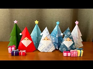 【折り紙】簡単・大人可愛いサンタクロースの作り方 クリスマスの妖精