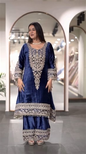 Beautiful designer partywear latest fancy dress #designer #partywear #fancy #dress