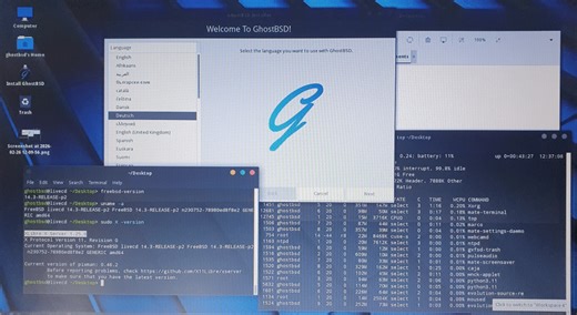 Fresh air with X: GhostBSD switches from X.org to XLibre