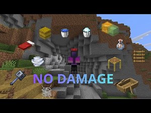All Ways To Reduce Or Take NO Fall Damage - MINECRAFT
