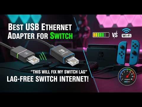 ✅ TOP 5 Best USB Ethernet Adapters for Nintendo Switch – Say Goodbye to Lag Forever