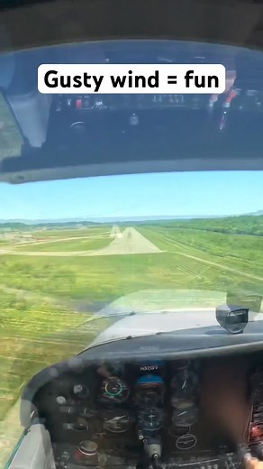 When the wind is blowing, your skills get tested. Short final for 3R at LUK in a Cessna 172.-001 | John Mitchell