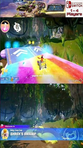 shrek's swamp - DreamWorks All Star Kart Racing games - mainin game