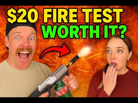 found a $20 flamethrower on Amazon, and I just had to test it out 🔥😂