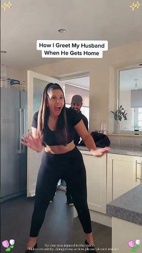 How to properly greet a husband 😍 ##couplegoals#marriagegoals#teamkashly