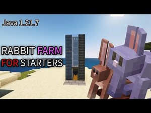 Easy Rabbit Farm | Minecraft Java 1.21.7