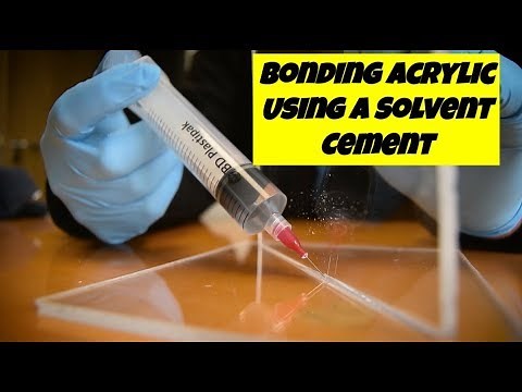 How to Bond Acrylic using a Solvent Cement