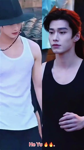 ㊗️He Yu in White tank = soft black tank = dangerous 😩#heyu