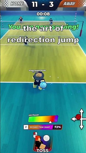 The Art of Redirection Jump 2 #roblox #volleyballlegends #volleyball #anime #haikyuu #gaming #funny