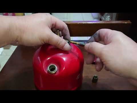 How to replace coleman 200A valve stem graphite