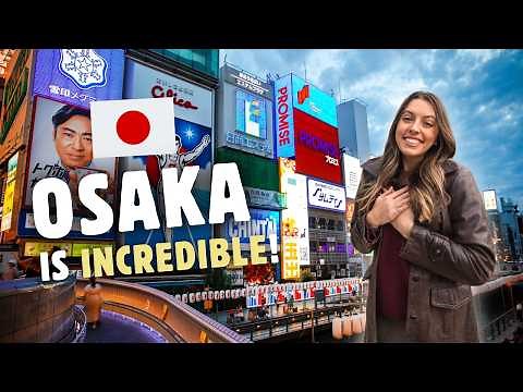 FIRST TIME IN OSAKA (Japan’s Kitchen) 🇯🇵 Things to do + Eat