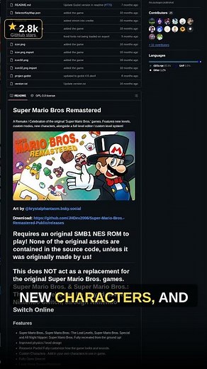 Super Mario Bros Remastered has a full level editor