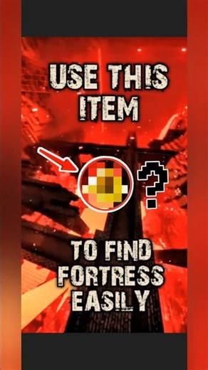 Use this method to find a fortress easily in minecraft🔥🤯#minecraft #mojang