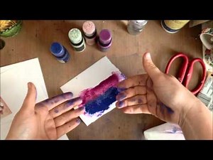 Tim Holtz Distress Paint how-to