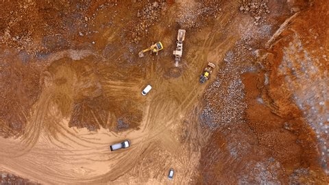 clip-3999891799-construction-site-vehicles-heavy-machinery-works-on