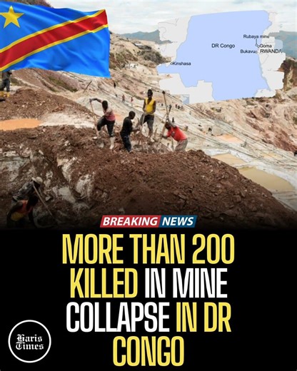 More than 200 killed in mine collapse in DR Congo