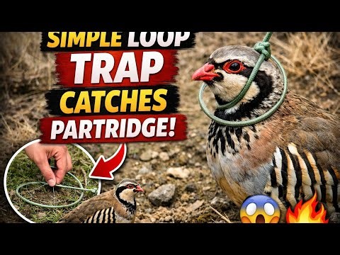 Amazing Partridge Hunting Trick Using Loop | You Won’t Believe This! 😱