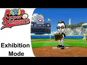 Mario Super Sluggers - Exhibition Mode | Mii Teams
