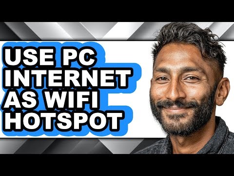 How to Use Pc Internet as Wifi Hotspot - Step by Step