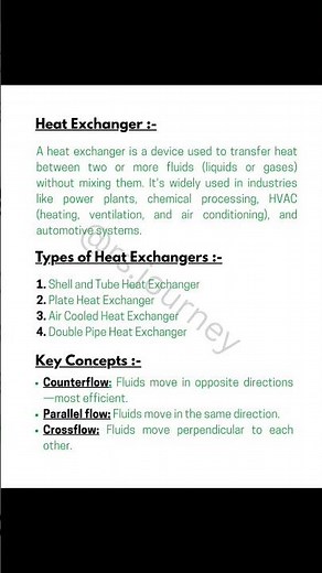 What is the heat exchanger ? type of heat exchanger| key points of heat exchanger #heatexchanger