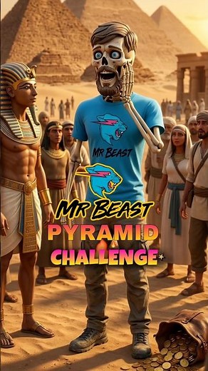 What If MrBeast Lived In Ancient Egypt? Pyramid Challenge! 😱
