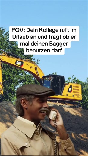 Lachen über Baustellen-Memes: Bagger und Kollegen