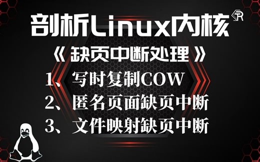 剖析Linux内核《缺页中断处理》|写时复制do_shared_fault()|匿名页面缺页中断|文件映射缺页中断