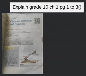 Explain grade 10 ch 1 pg 1 to 3()... | Filo