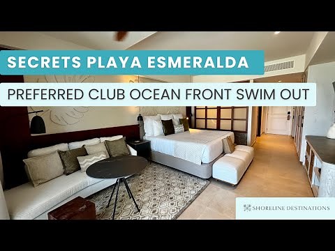 Secrets Playa Esmeralda Preferred Club Ocean Front Swim Out | Shoreline Destinations