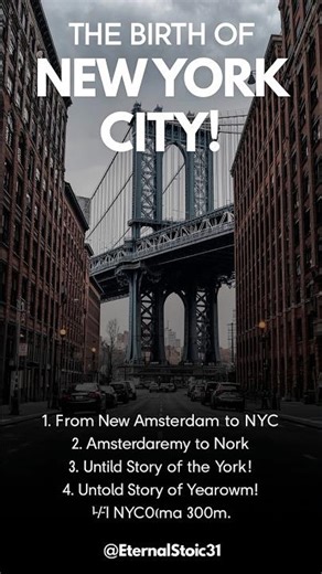 New York City Was Born | The Untold Story of NYC History 🗽🏛️ #shorts #youtubeshorts #ytshorts