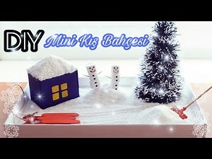 DIY Mini Winter Zen Garden! Mini Kış Bahçesi | Kendin Yap