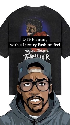 DTF Printing with a Luxury Fashion Feel!