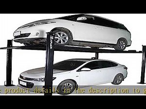 APlusLift HW-8S 8,000LB Portable Storage Service Car Auto Lift 4-Post Lift Truck Hoist