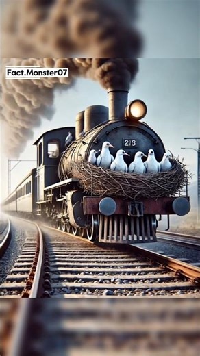 The Story Of A Pigeon Making A Nest On The Train And Laying Lots Of Eggs 😭 #aishorts #pigeon #birds