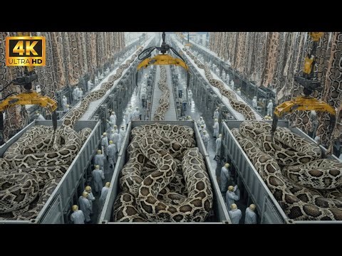 Inside the Snake-Leather Factory: From Snake Skin to Luxury Jacket (Full Process)