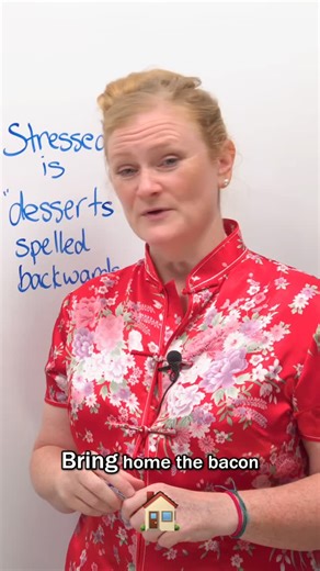EngVid on Instagram: ""Bring home the bacon" means you earn the money! The breadwinner of the family makes the money to buy food. #EnglishIdioms #LearnEnglish #EnglishVocabulary #IdiomsAndPhrases #EnglishExpressions #LanguageLearning"