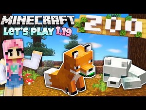 Fox Enclosures! 🍄 Minecraft Let's Play 1.19 | Ep 23