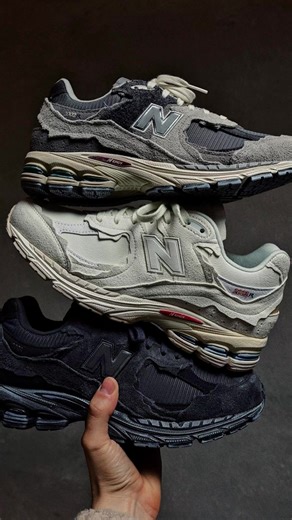 New Balance 2002r Protection pack 🤍🖤🩶#sneakers #newbalance #running #fyp #sneakerhead