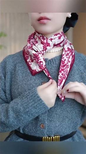Celebrate in Style Red Square Scarf & Silk Scarf Outfit Ideas