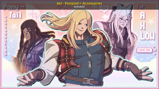 Axl - Ponytail   Accessories Mod for GUILTY GEAR -STRIVE- | GGST Mods