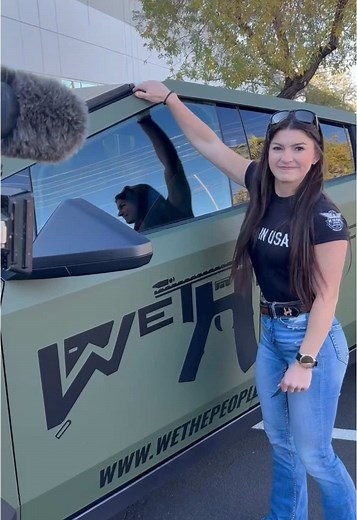 Hannah Barron's Cyber Truck Experience on the Road