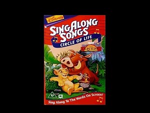 Opening to Disney's SingAlong Songs: Circle of Life UK VHS [1995]
