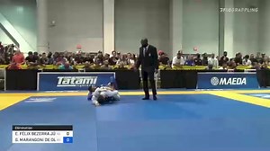 GABRIEL MARANGONI DE OLIVEIRA vs ESDRAS FÉLIX BEZERRA JÚNIOR 2021 World Master IBJJF Jiu-Jitsu Championship